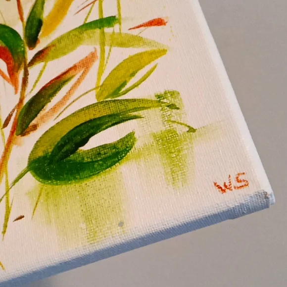 Original painting Yellow Dandelion Flower Floral Artwork - Picture 6 of 7